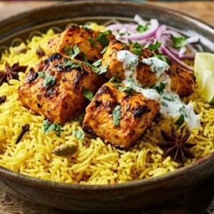 Fish Tikka Rice