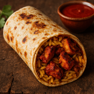 Tanddori burrito